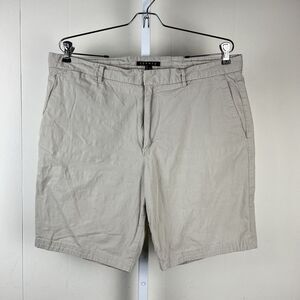 Theory Karl Chino Khaki Shorts Stone Color Mens Size‎ 36